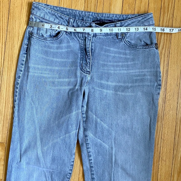 Light Grey Denim Jeans with Rhinestoned Pockets from AirField - Picture 7 of 8